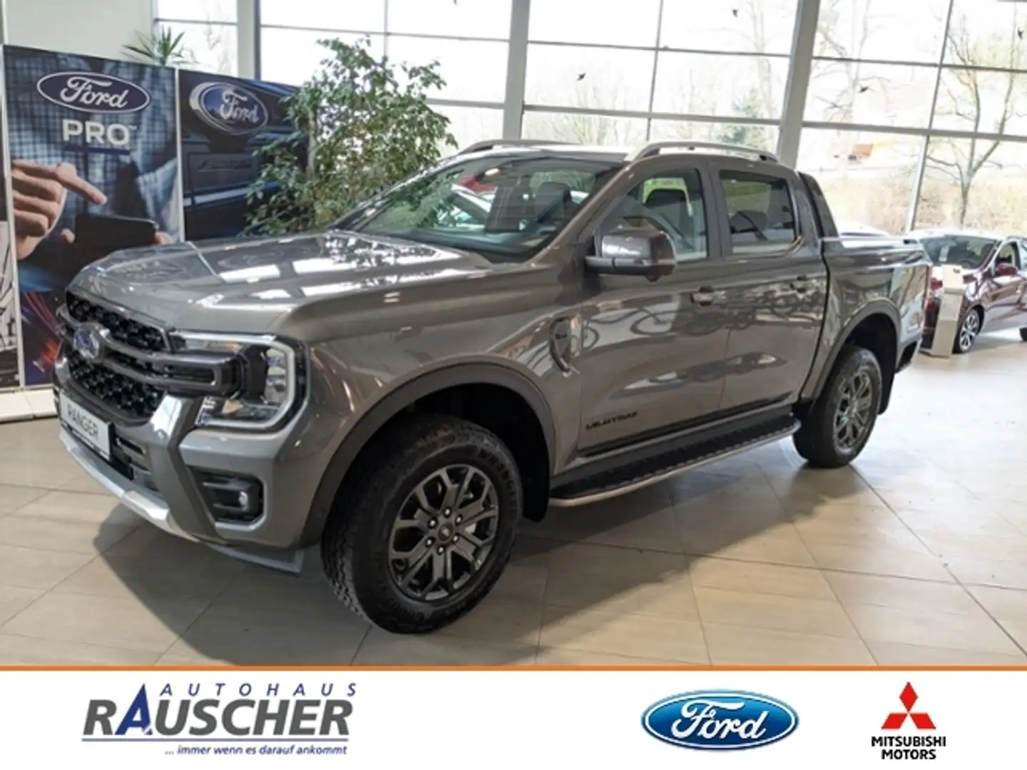 Ford Ranger DoKa 2.0l 151 kW Wildtrak Grau - 1