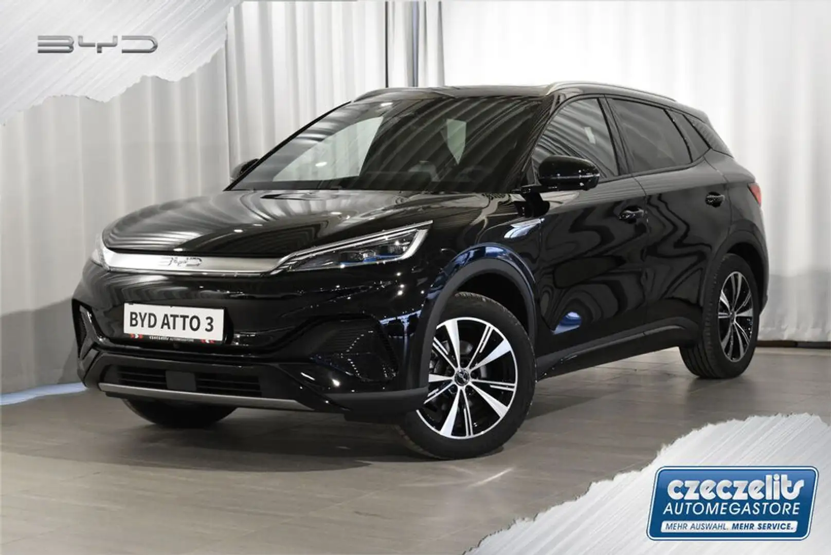 BYD Atto 3 Atto3 60,5 kWh Design *sofort verfügbar* Schwarz - 1