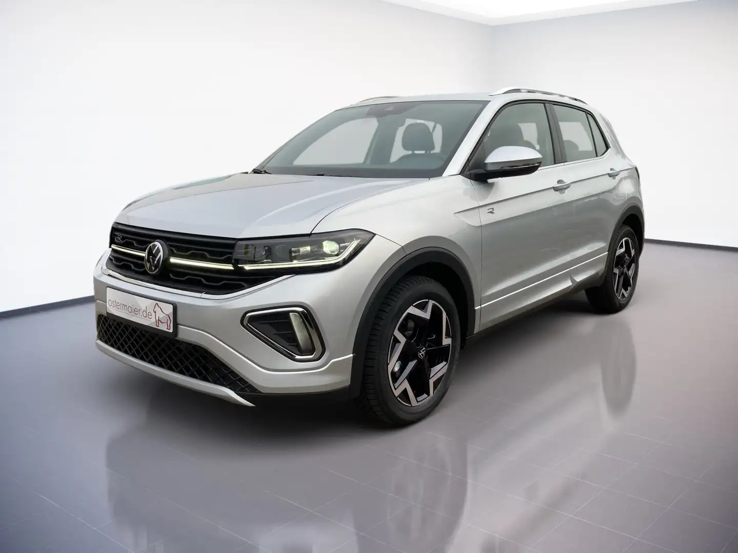 Volkswagen T-Cross R-Line 1.0 TSI OPF DSG 17''Alu.AHK.Navi.Kamera Argento - 2