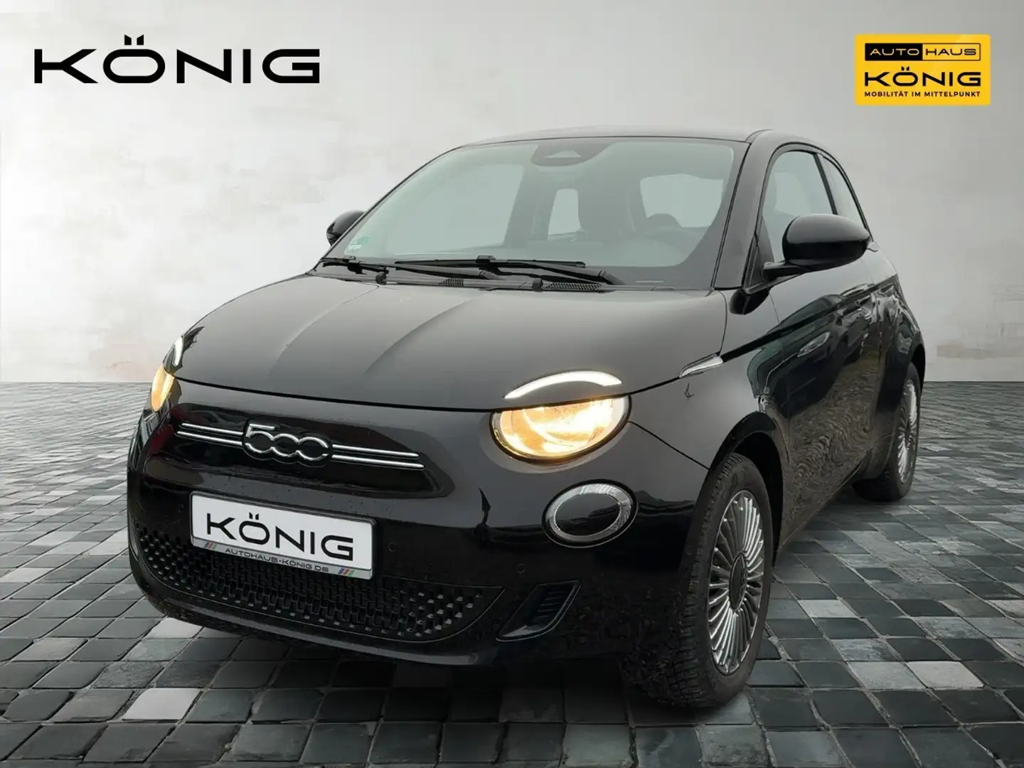 Fiat 500e Automatik, Carplay Noir - 1