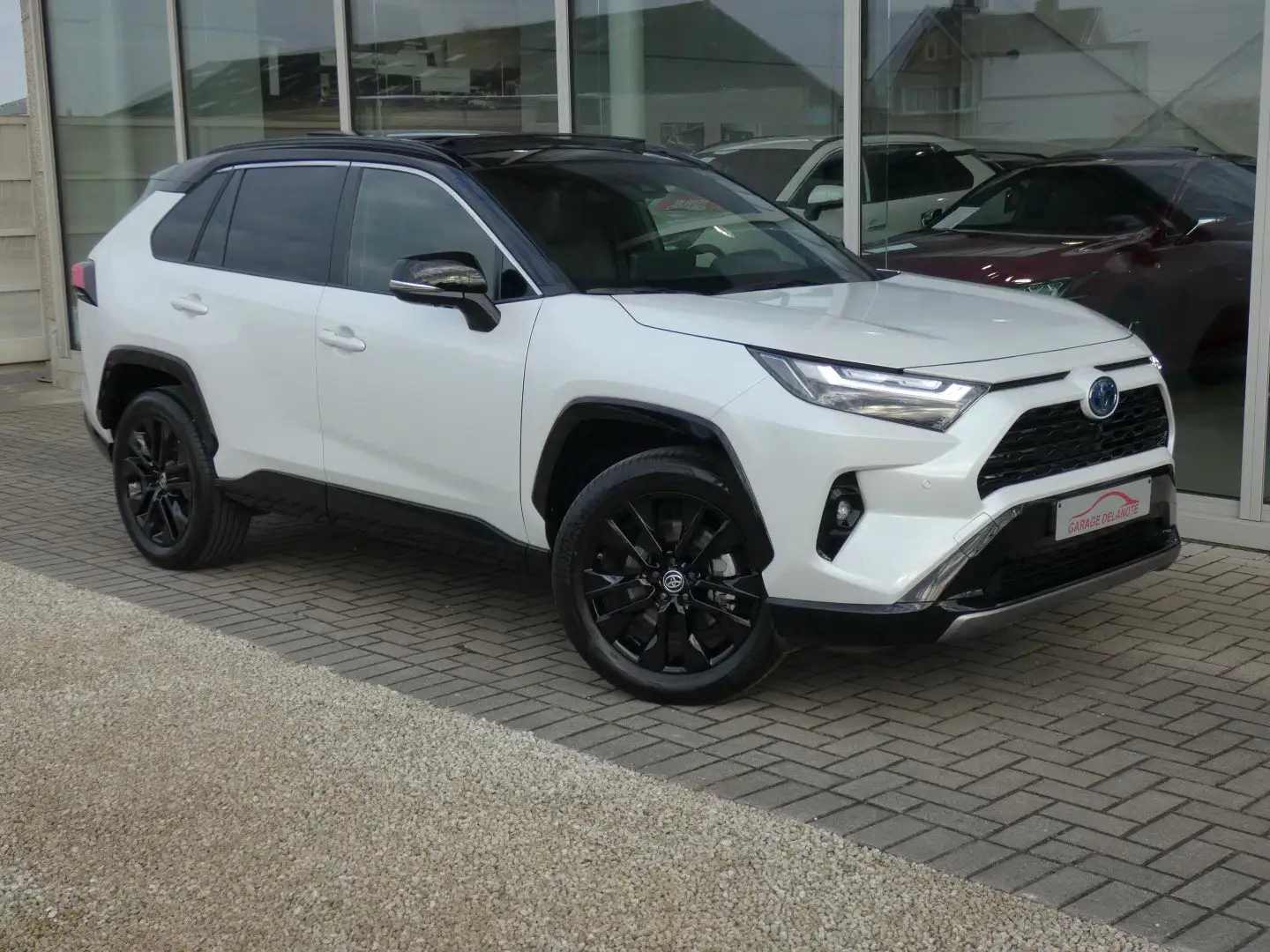 Toyota RAV 4 Hybrid *AWD 4X4* Pano/Open dak +Leder +360Camera Blanc - 1