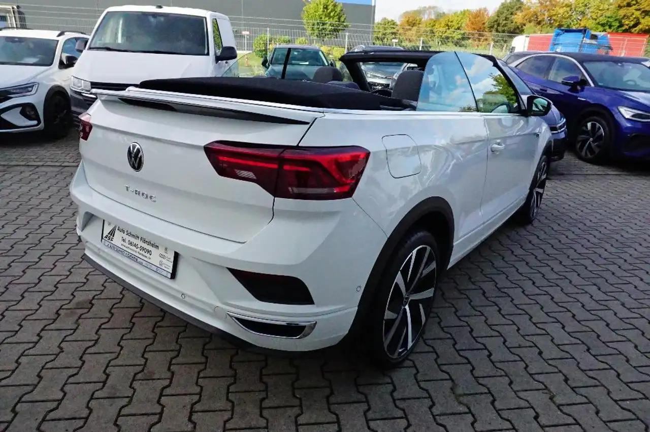 Volkswagen T-Roc Cabrio R-Line 1.5 l TSI 6-Gang Navi,LED,RFK,ACC, миниатюра 20