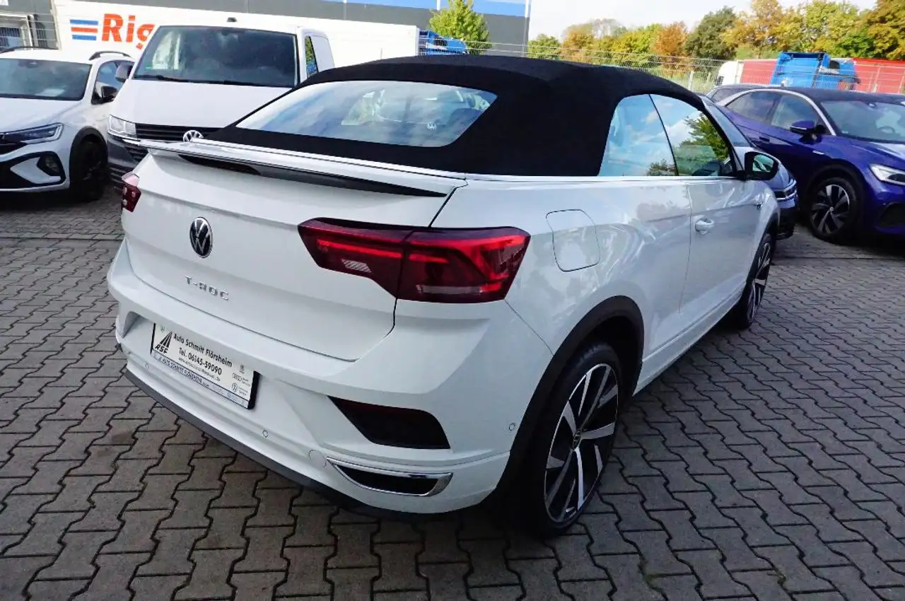 Volkswagen T-Roc Cabrio R-Line 1.5 l TSI 6-Gang Navi,LED,RFK,ACC, миниатюра 21
