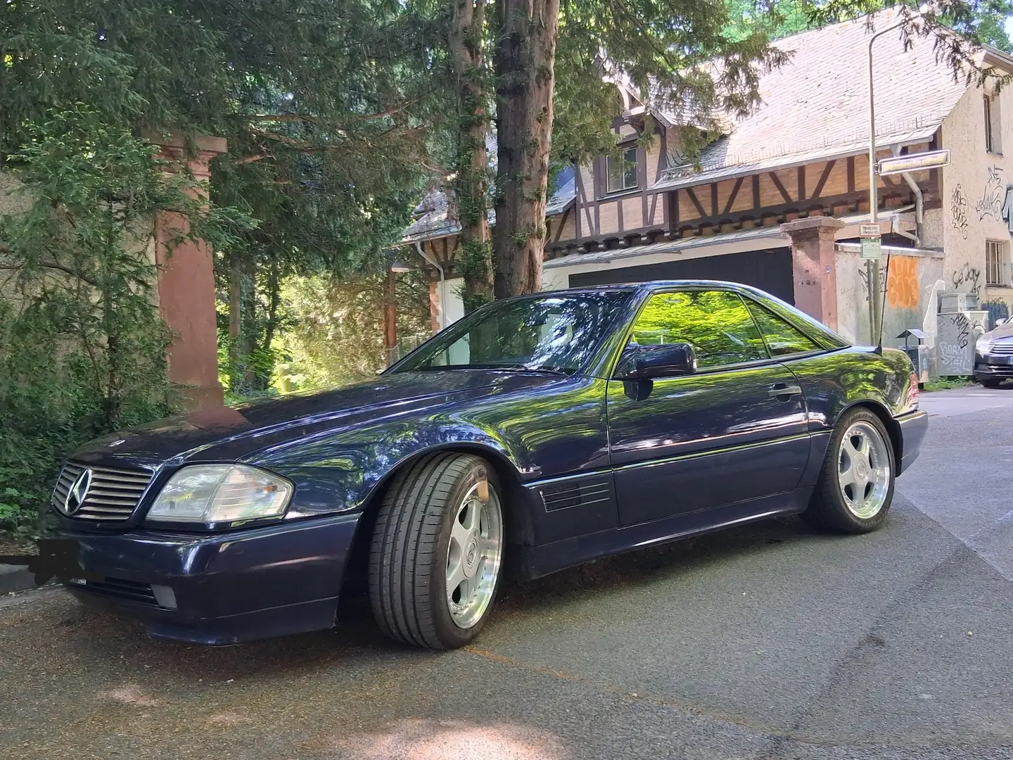 Mercedes-Benz SL 500 R129 Langstrecke garagengepflegt Verdeck neu Albastru - 1