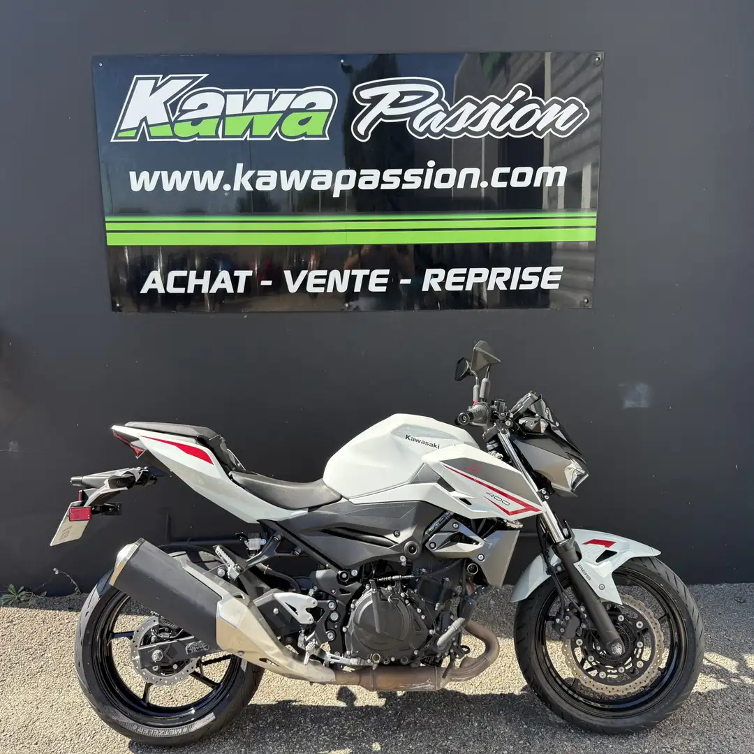 Kawasaki Z 400 Blanco - 2