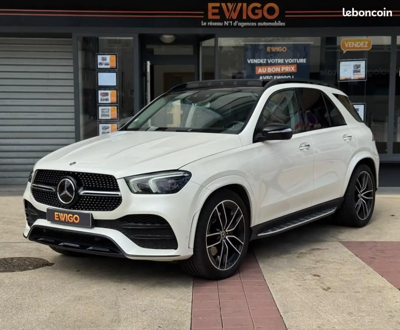 Mercedes-Benz GLE 400 Classe Mercedes 400D 330CH AMG LINE 4MATIC 9G-Tronic Blanc - 1