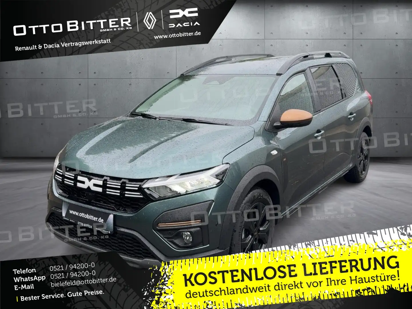 Dacia Jogger Extreme HYBRID140 5-Sitze CITY-PAKET/NAVI Zelená - 1