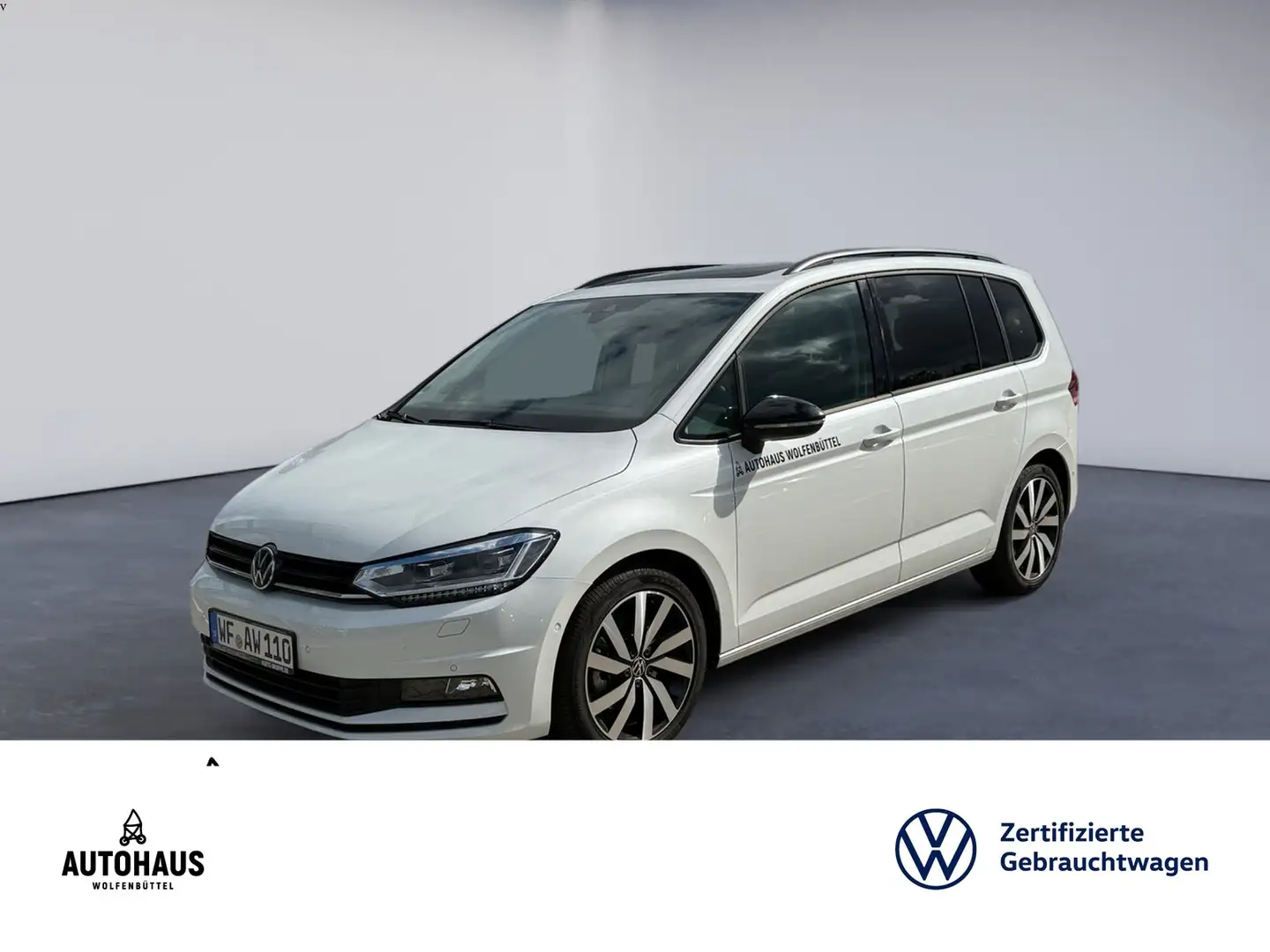 Volkswagen Touran Highline 2.0 TDI DSG Weiß - 1