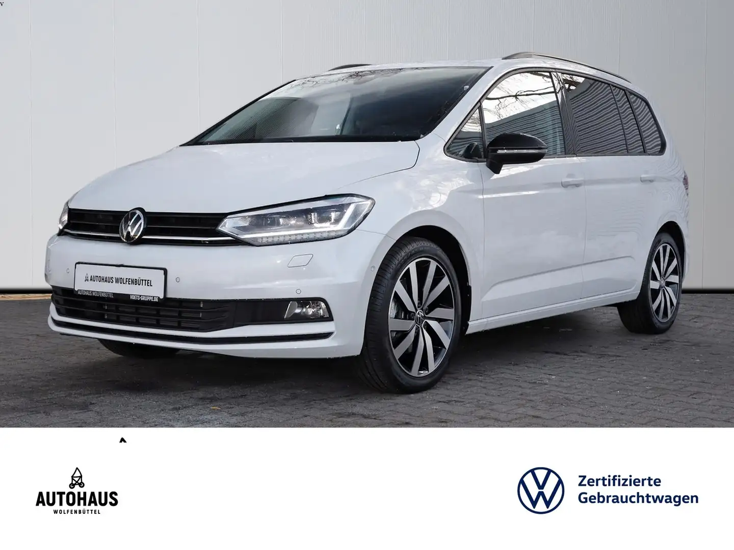 Volkswagen Touran Highline 2.0 TDI DSG Weiß - 1