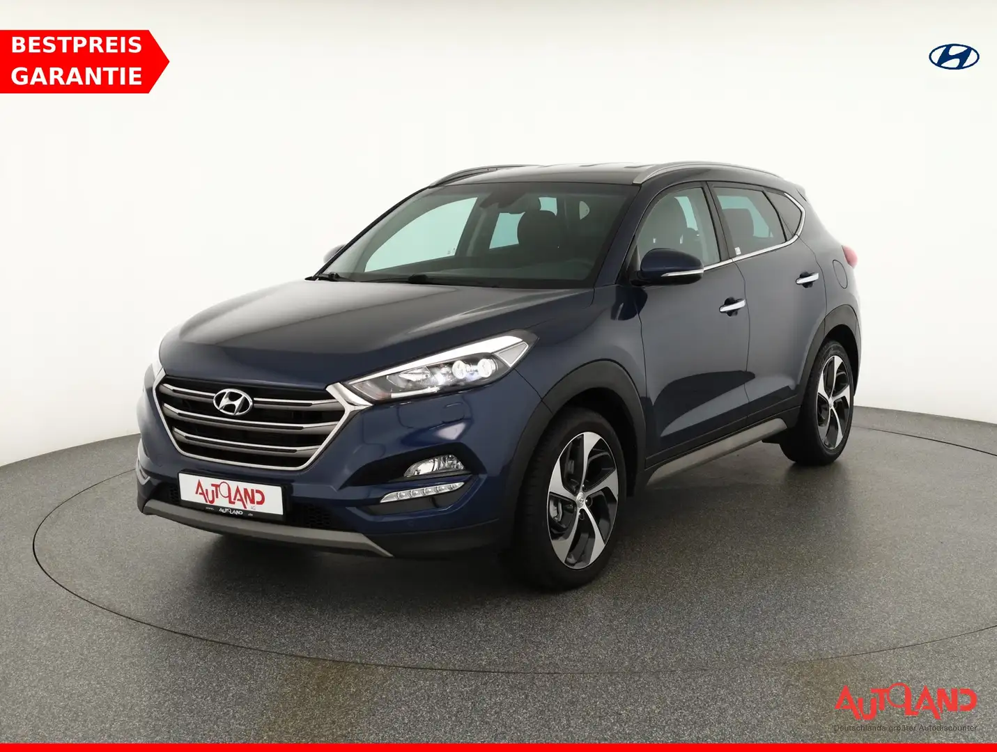 Hyundai TUCSON 1.6 T-GDI 4WD Autom. LED Navi AHK Kamera Bleu - 1