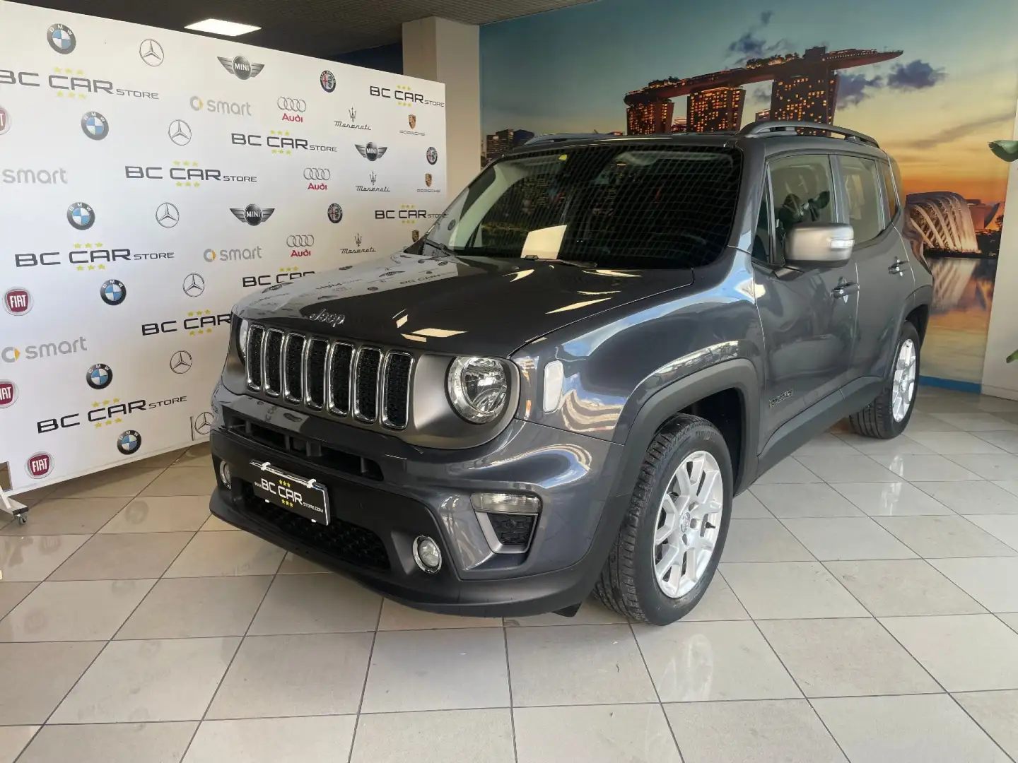 Jeep Renegade 1.6 Mjt 130cv Limited *CARPLAY Gris - 1
