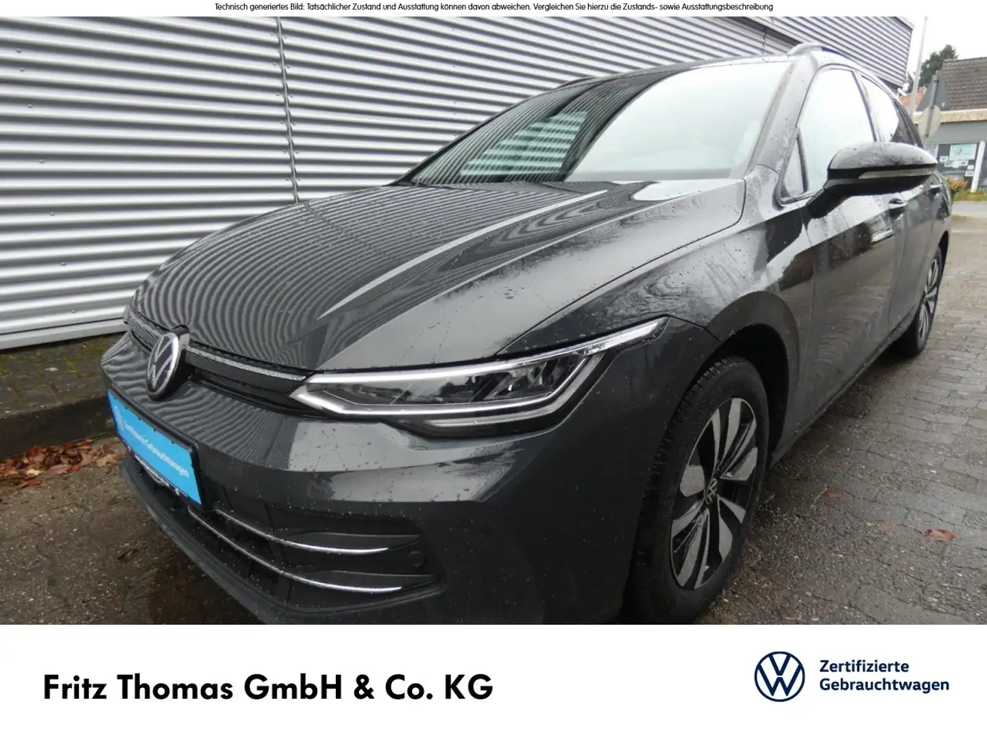 Volkswagen Golf VIII Variant 1.5 eTSI Goal LED AHK PDC SHZ ACC Kli Grau - 2