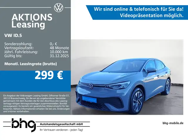 Volkswagen ID.5 Pro Assistenzpaket Komfortpaket Navi AirCar