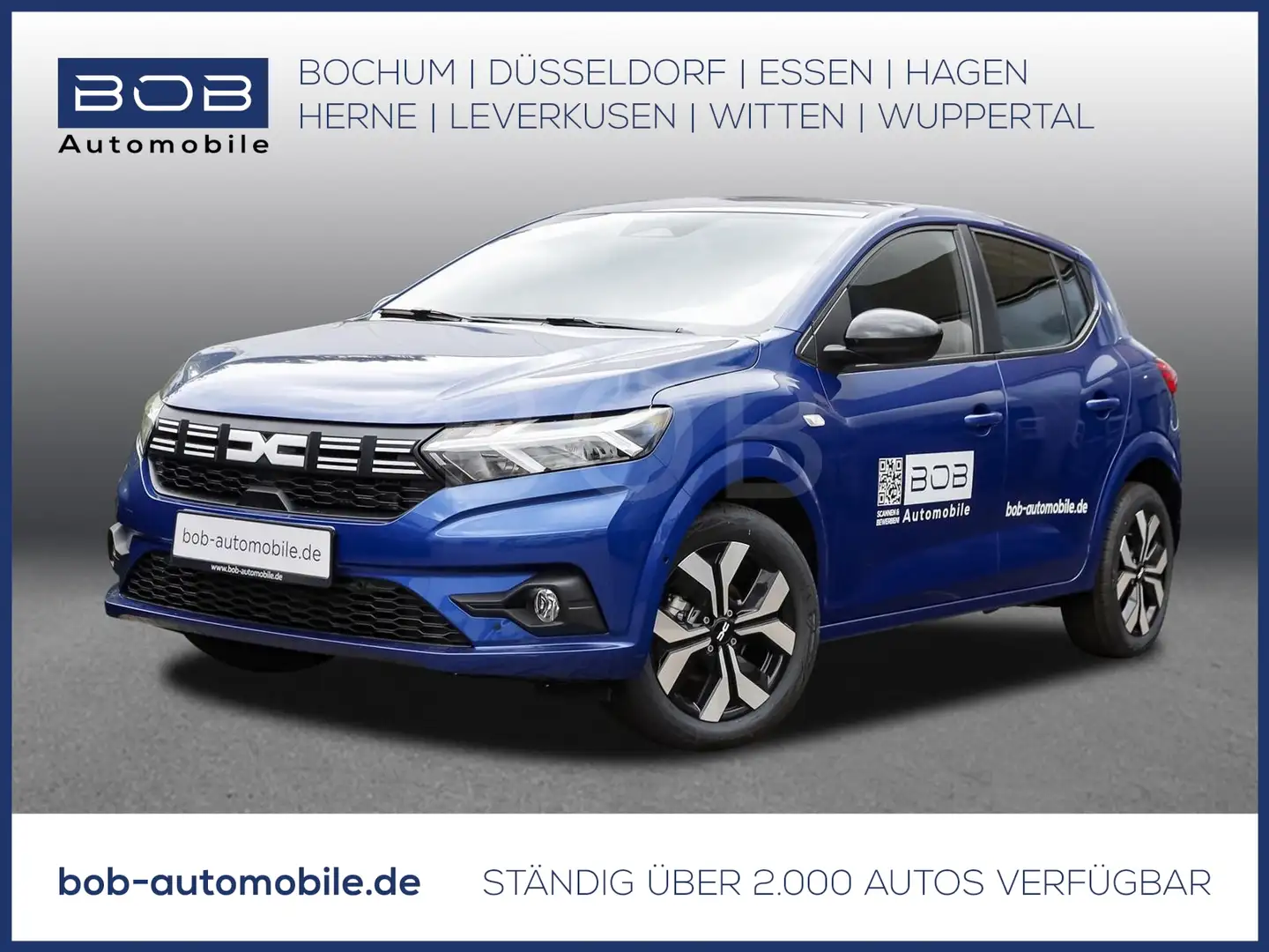 Dacia Sandero Journey TCe 90 CVT NAVI SHZ PDC KLIMA BT Blauw - 1