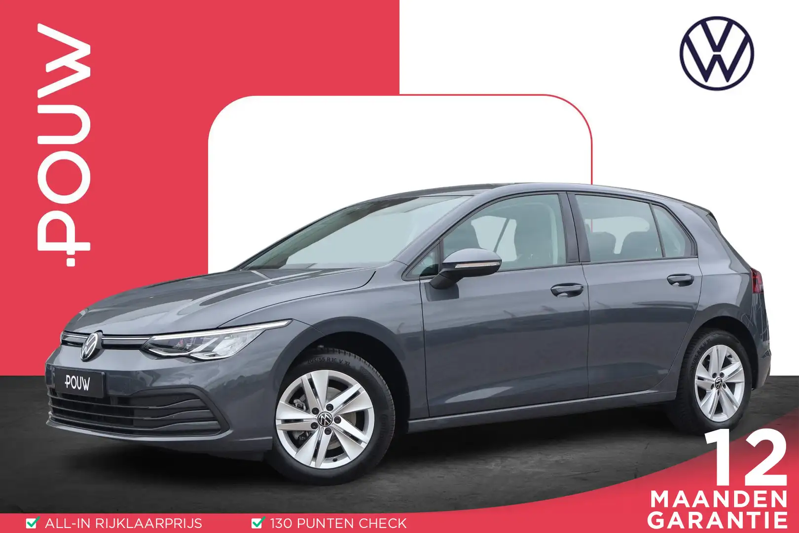 Volkswagen Golf 1.0 TSI 110pk Life | Navigatie | Camera | PDC | An Grigio - 1