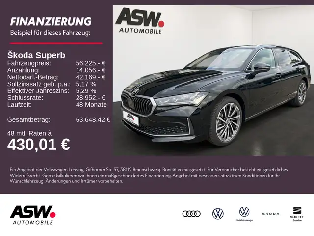 Skoda Superb Combi L&K 1,5 TSI iV 204PS DSG Pano AHK