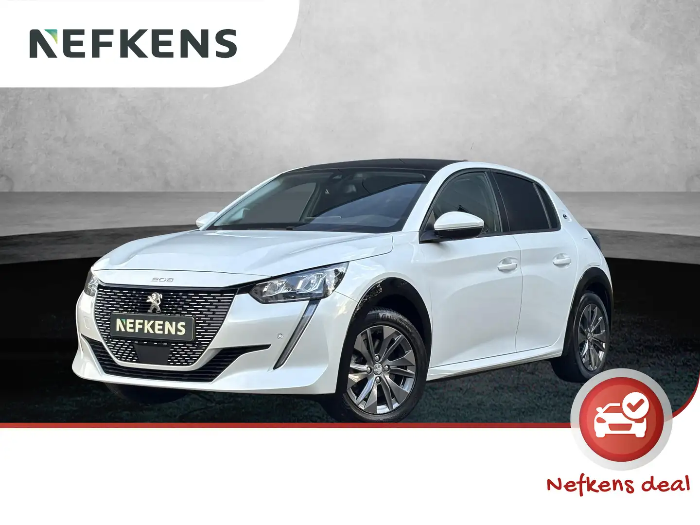 Peugeot e-208 50 kWh Allure | 1ste eigenaar | Panoramadak | Acht Blanc - 1