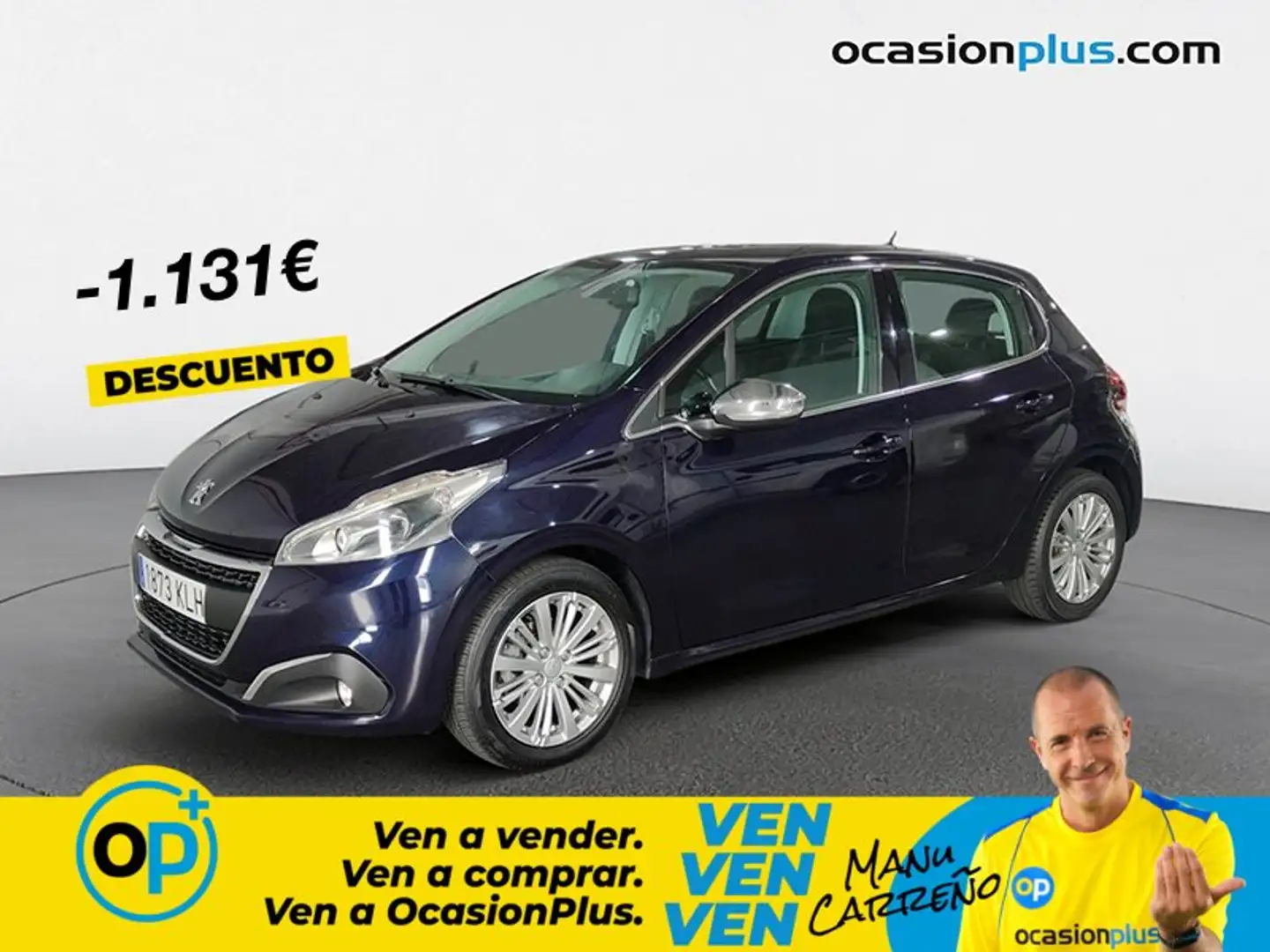 Peugeot 208 1.2 PureTech S&S Allure 110 Azul - 1