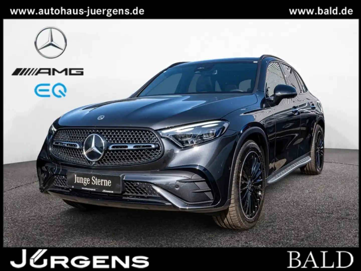 Mercedes-Benz GLC 300 4M AMG-Sport/Pano/Burm/AHK/Stdhz/Night Grijs - 2
