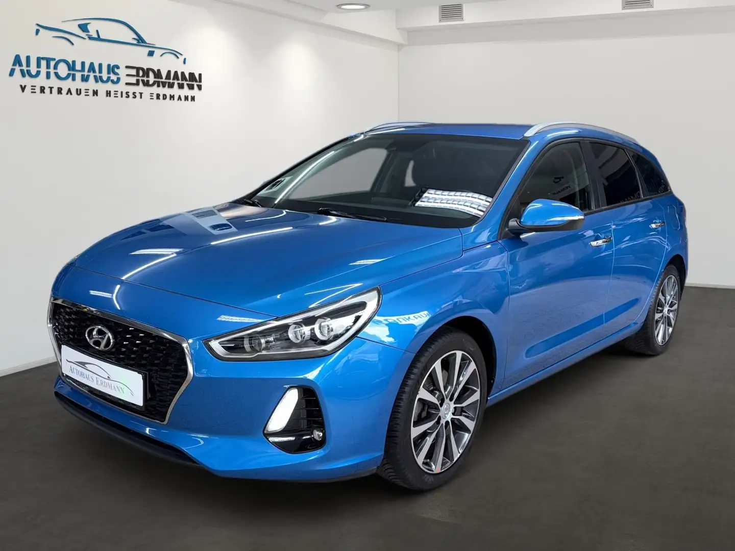 Hyundai i30 cw*Autom*LED-SW*Navi*Sitz+Lenkradheiz.*R-Kam Blau - 1