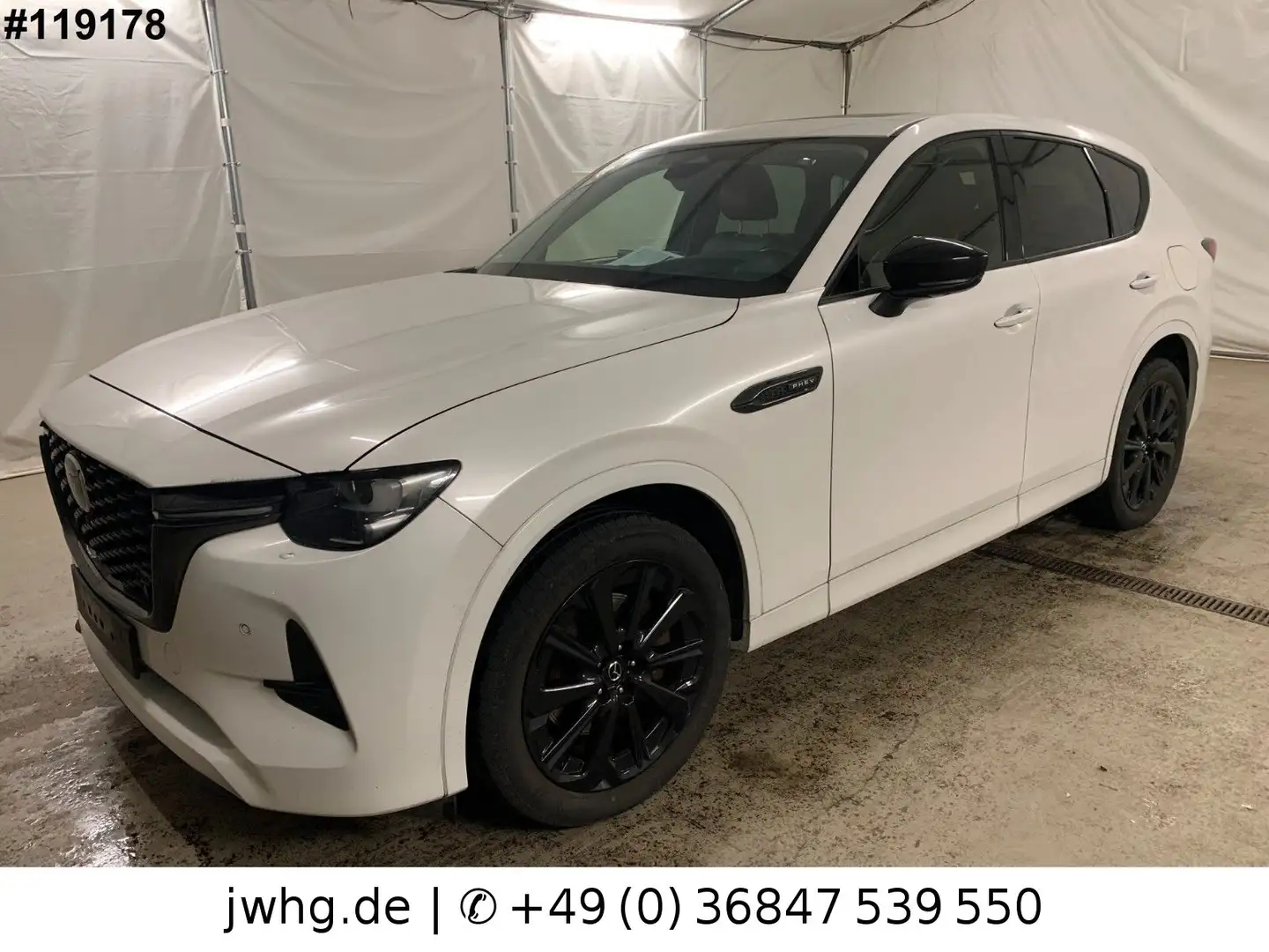 Mazda CX-60 Homura Hybrid AWD LED 20" HeadUp ACC Pano Weiß - 1