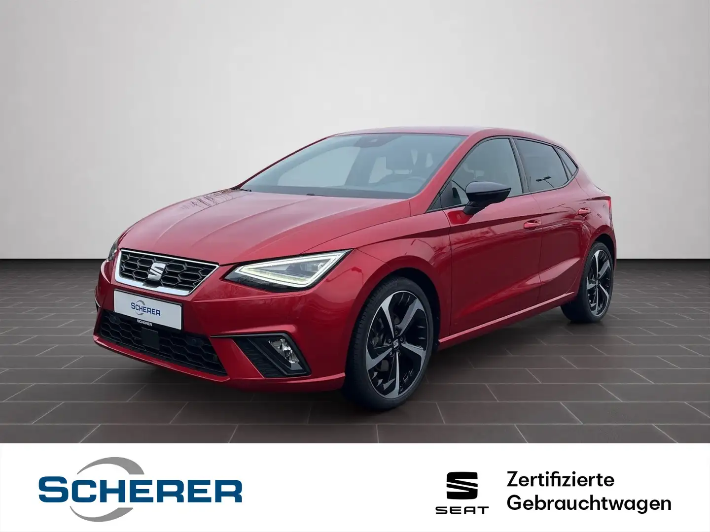 SEAT Ibiza 1.0 TSI DSG FR Navi, Full Link, RFK, LED, Rouge - 1