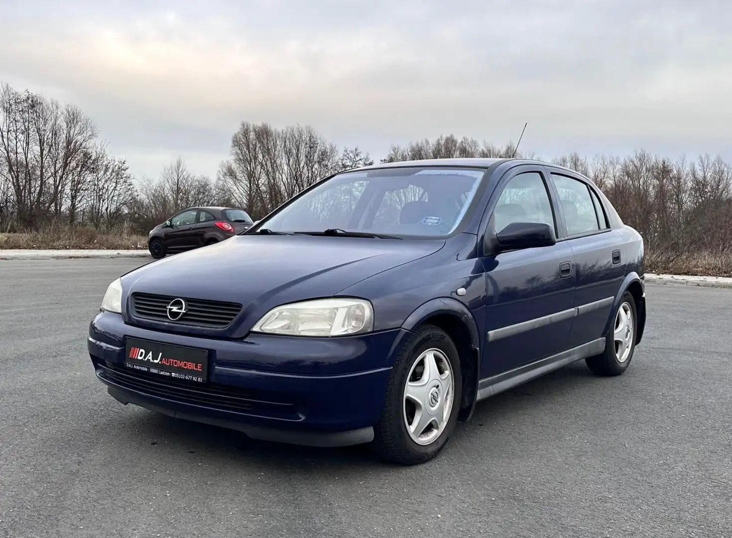 Opel Astra G 1.6 16V 5-türer TÜV 08.2026 / Alu ZV Blau - 1