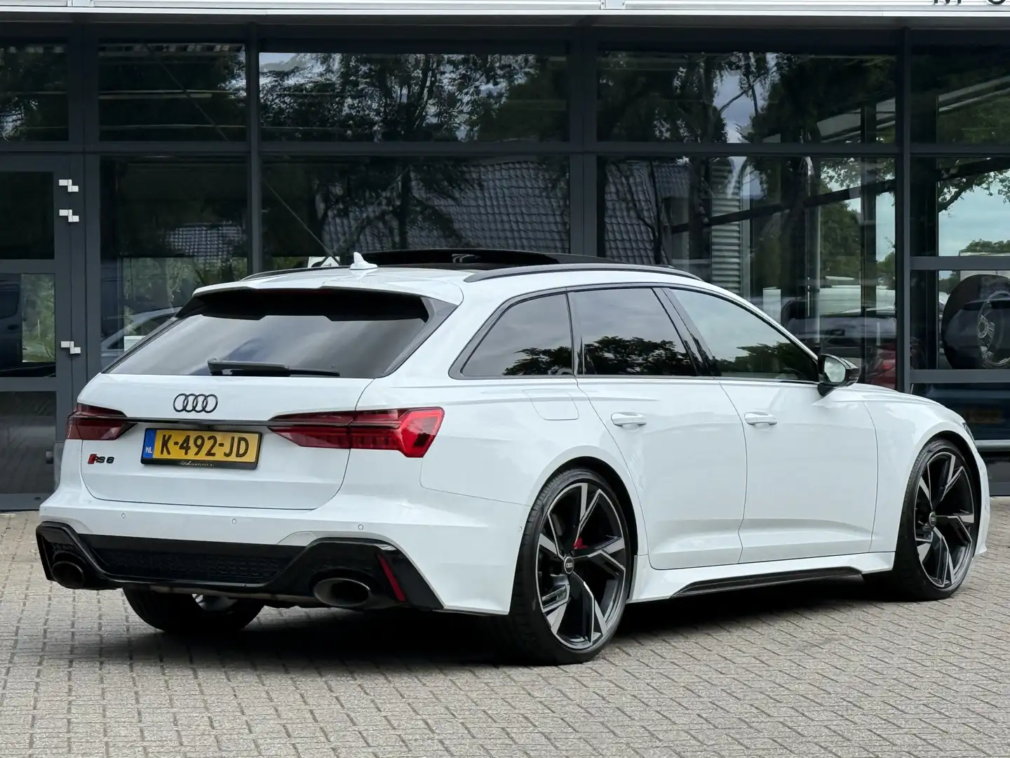 Audi RS6 A6 Avant TFSI Quattro Panodak/B&O/Keramische remme Blanc - 2