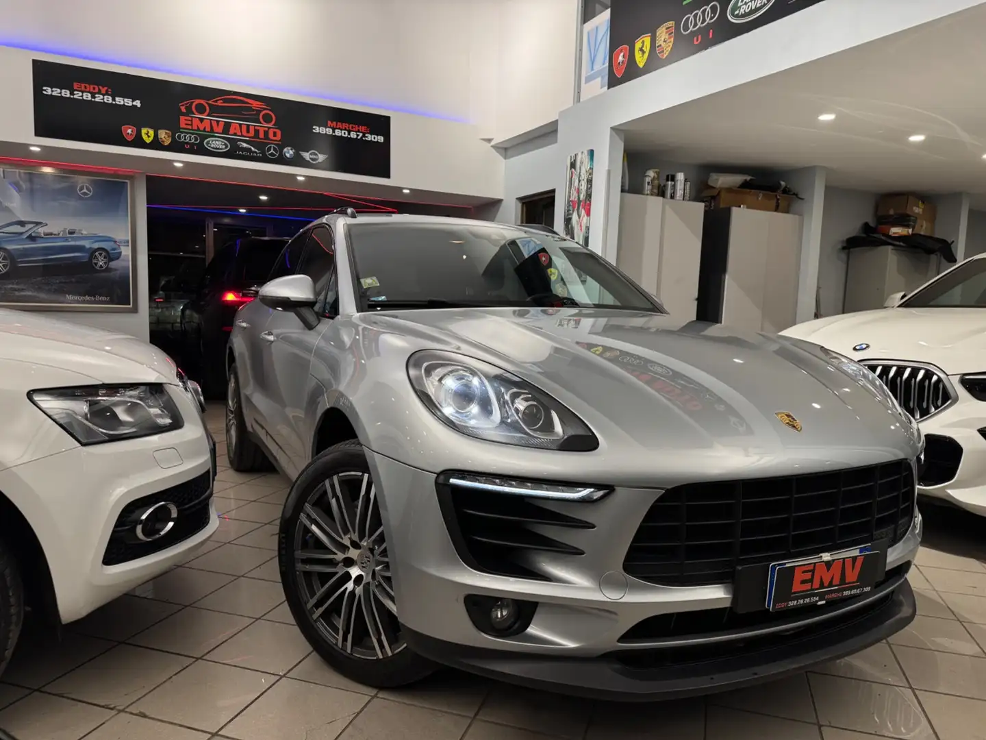Porsche Macan 3.0 S Diesel sedili scaldati e ventilati Gris - 1