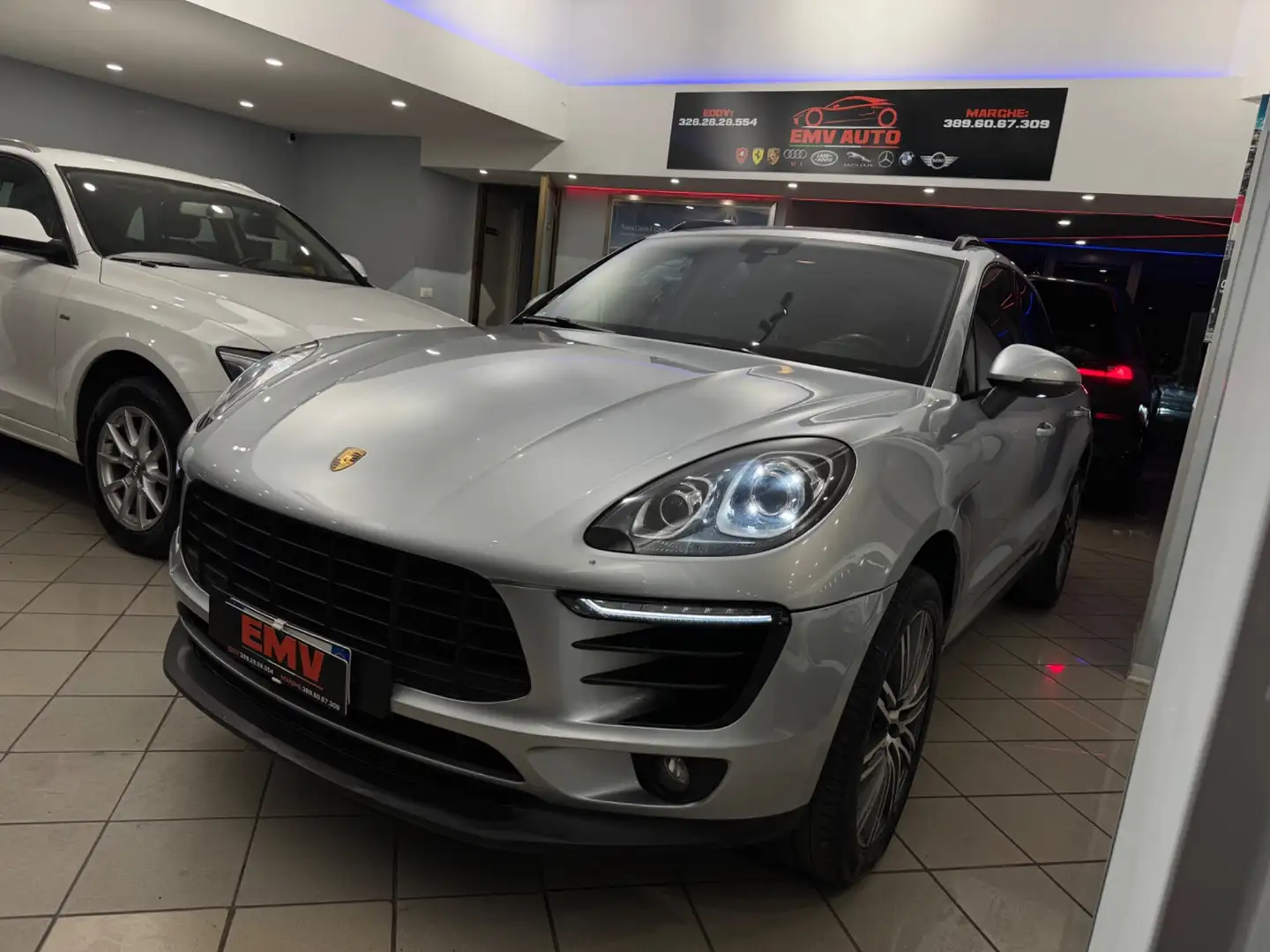 Porsche Macan 3.0 S Diesel sedili scaldati e ventilati Gris - 2