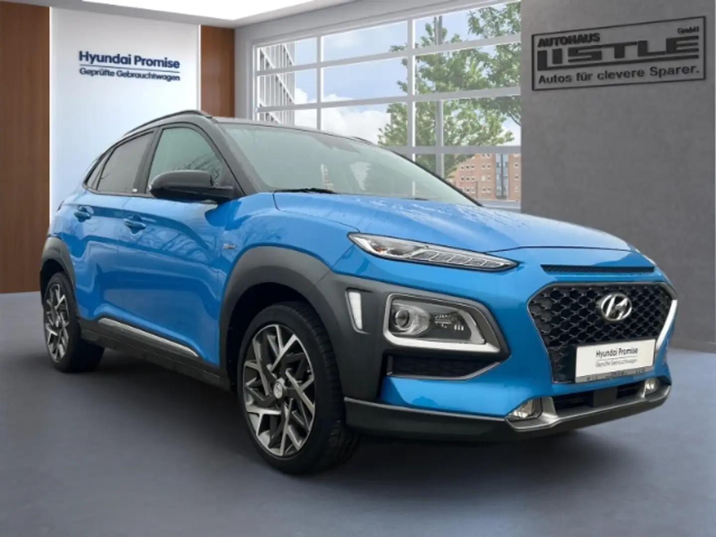 Hyundai KONA Style Hybrid 2WD Navi Soundsystem LED Apple CarPla Blauw - 2