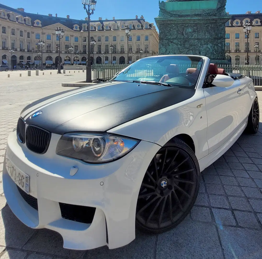 BMW 135 135i 306 ch Sport Design A Blanc - 2