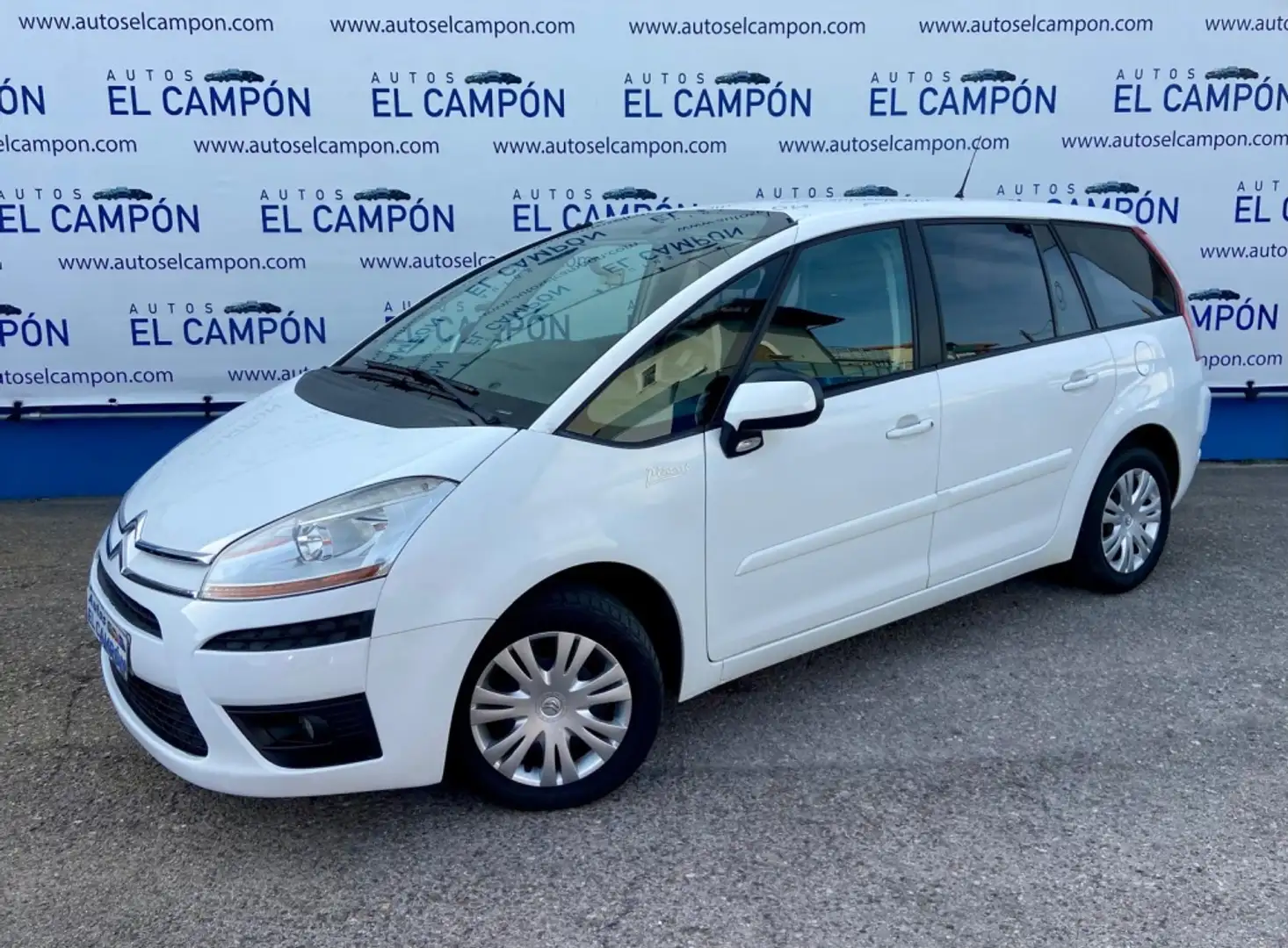 Citroen C4 Grand Picasso 1.6HDI First 5pl. Wit - 1