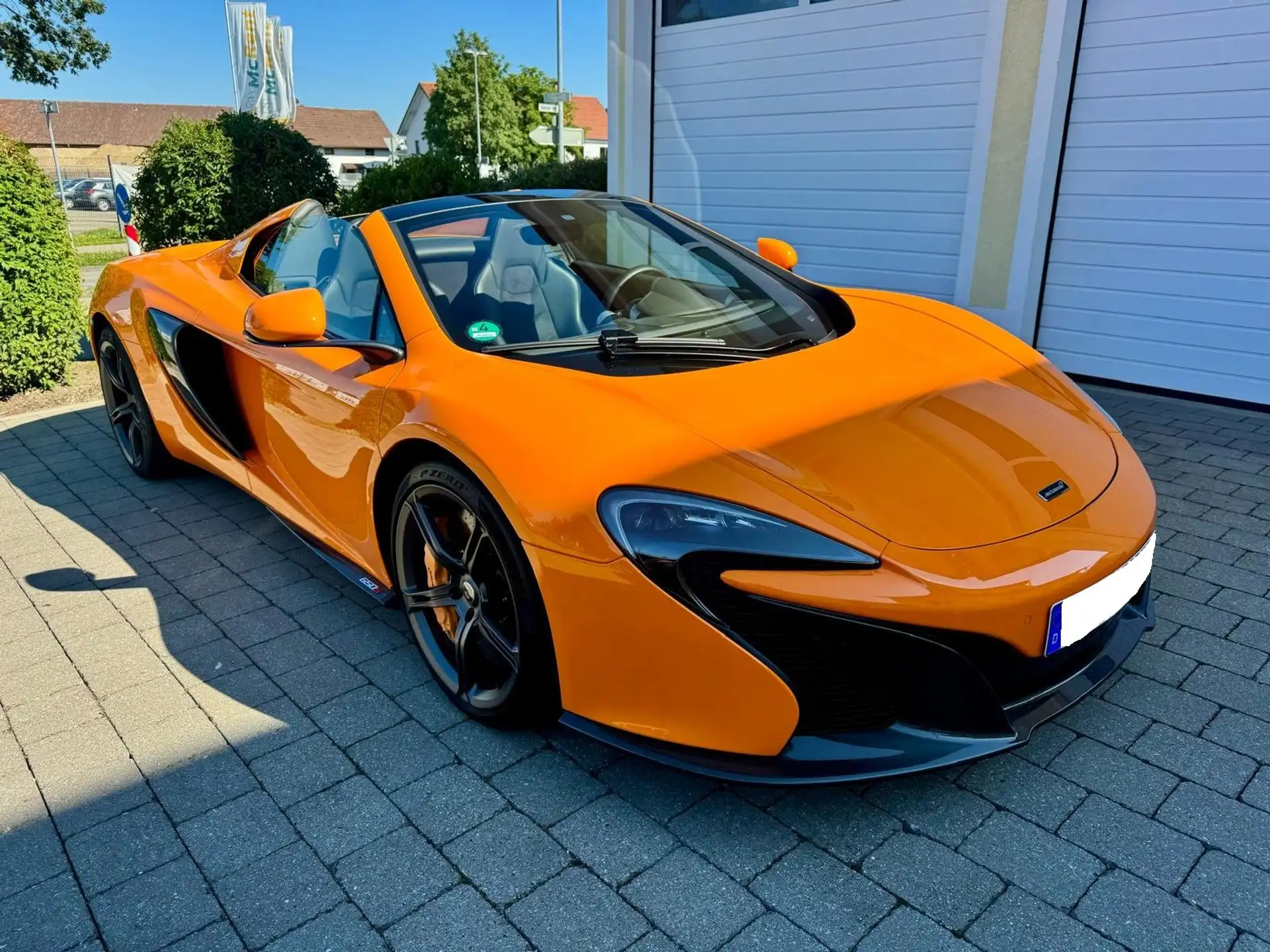 맥라렌 650S 650 Sport Spider 2016 주황 사진 2
