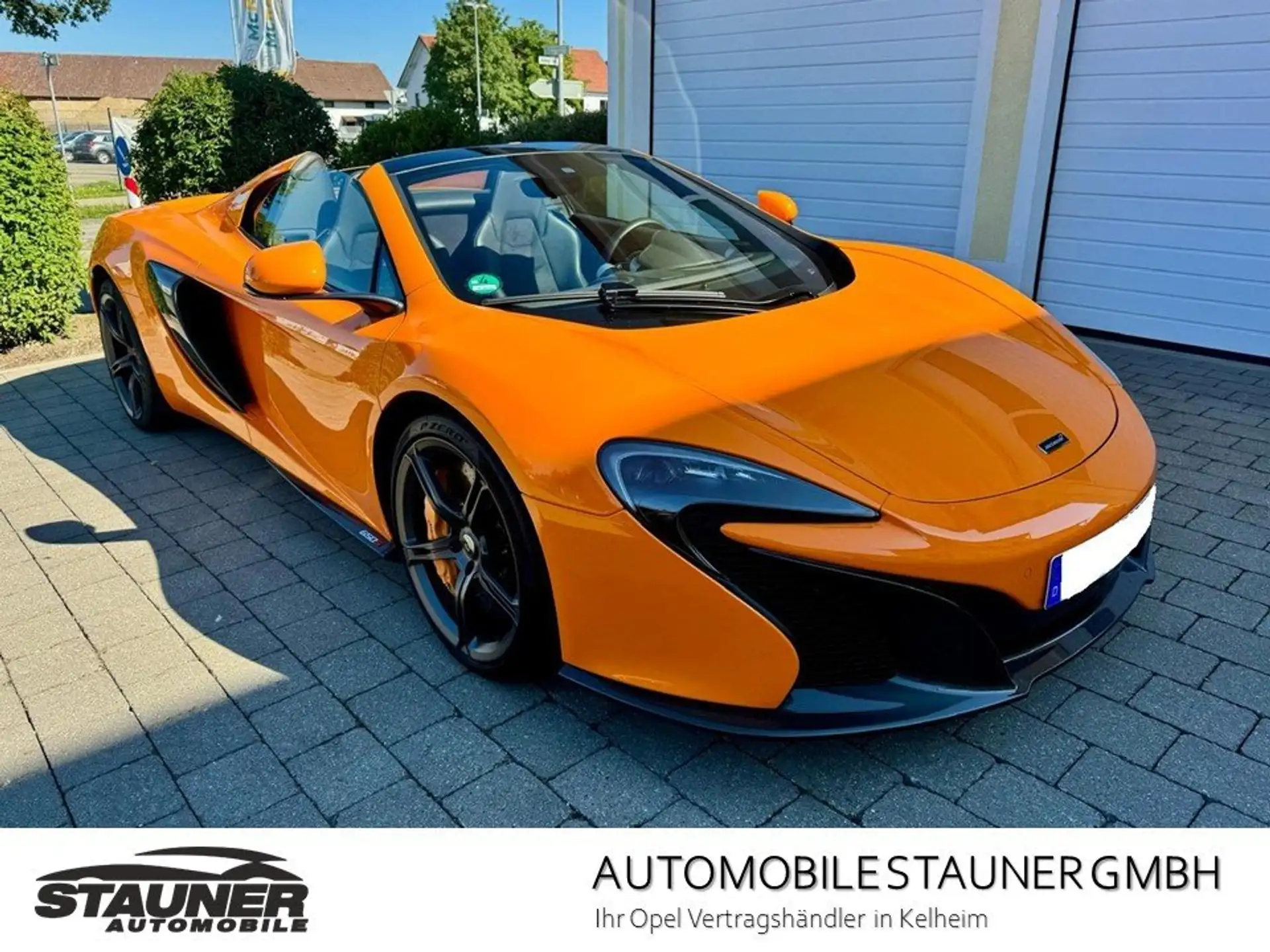 맥라렌 650S 650 Sport Spider 2016 주황 사진 1