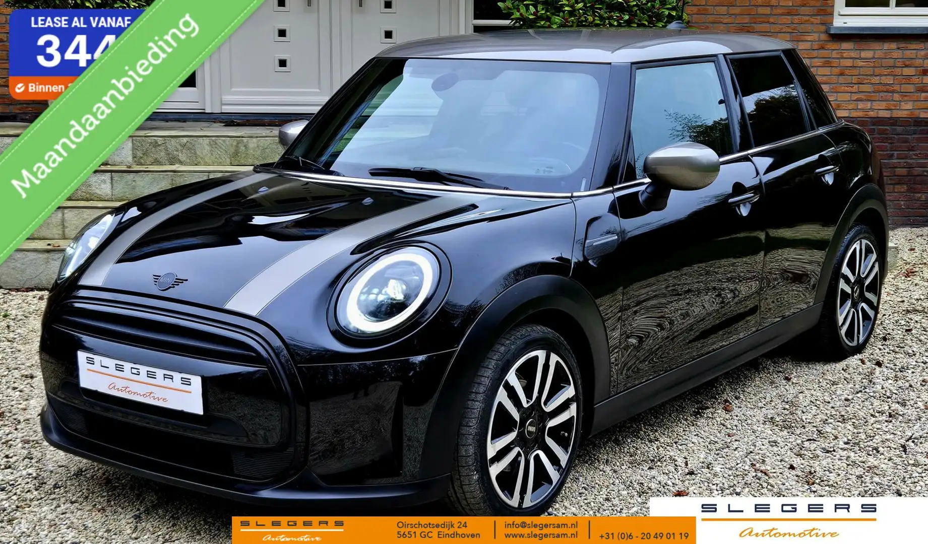 MINI Cooper Mini 1.5 Camden Edition 5drs Sportstoelen Leer Nav Negro - 1