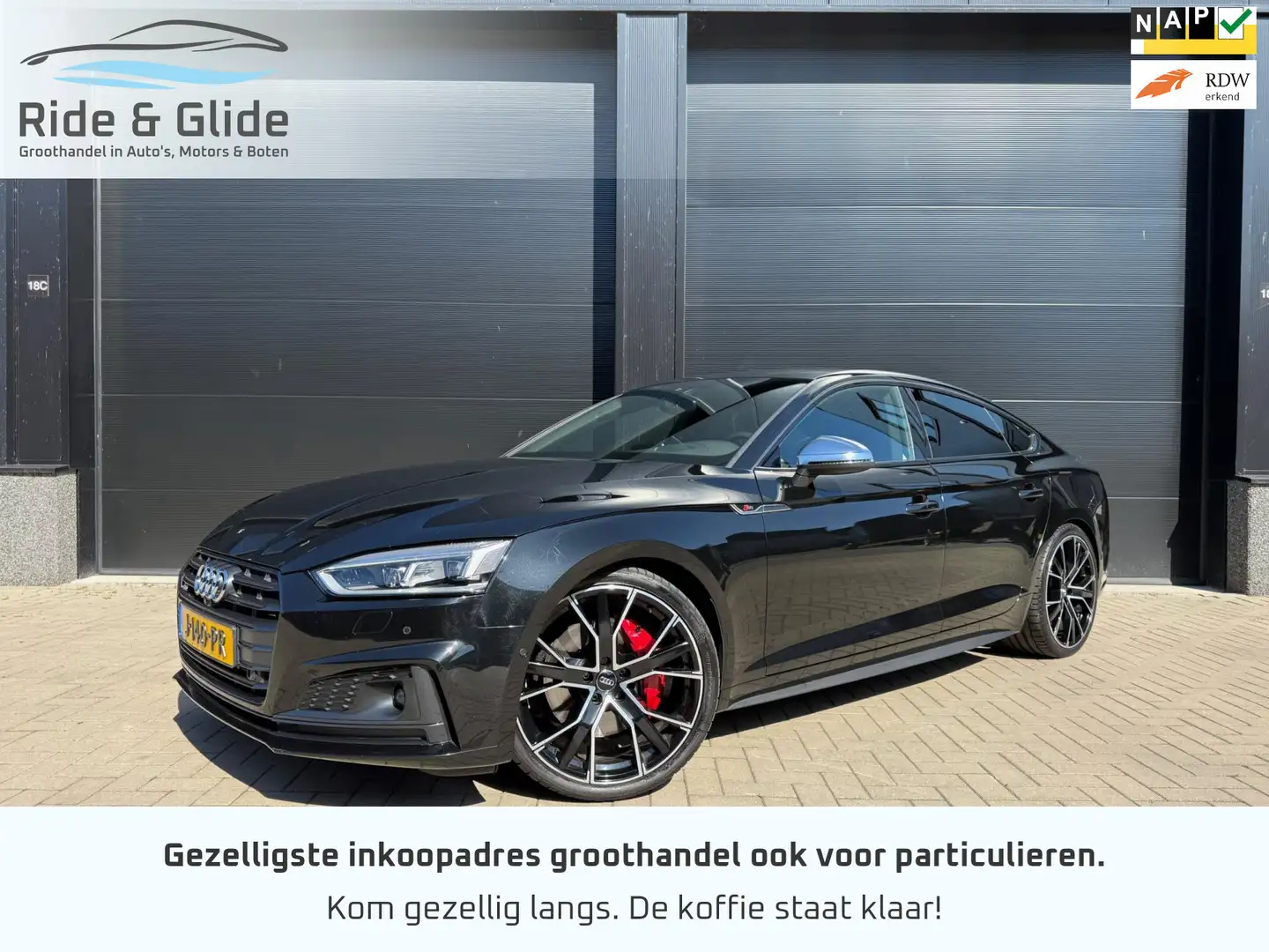 Audi A5 Sportback 3.0 TFSI S5 quattro Pro Line Plus 94dkm Zwart - 1