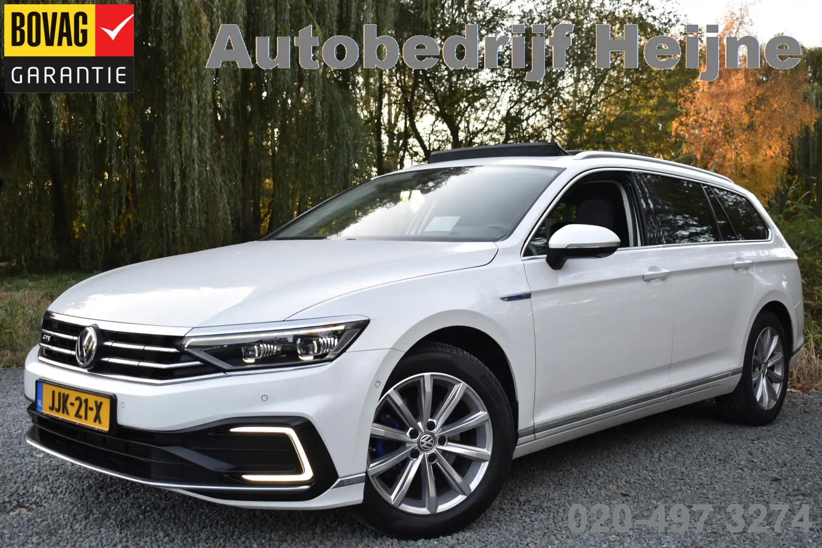 Volkswagen Passat Variant 218PK DSG HYBRID GTE BUSINESS TREKHAAK/LEDER/IQ-LI Blanc - 1