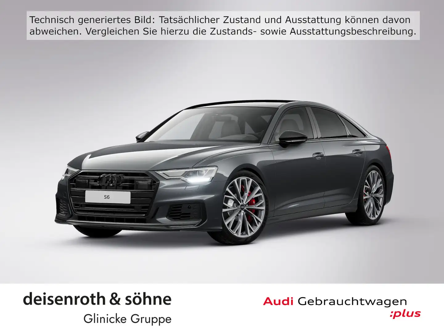 Audi S6 TDI StHz/AHK/Pano/S-Sitz/B&O/Kam/PB Grau - 1