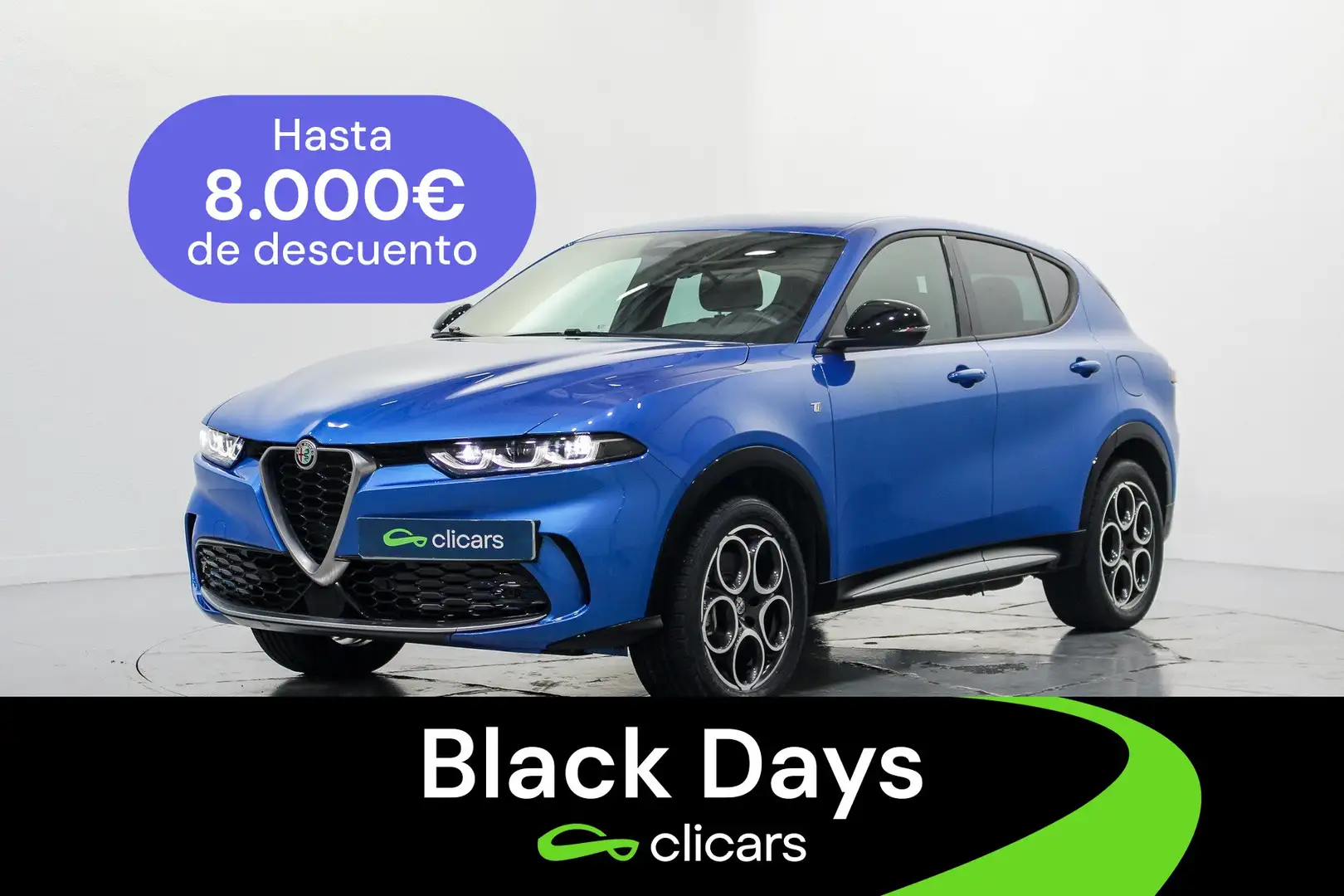 Alfa Romeo Tonale 1.3 gas Multi-air PHEV Ti Q4 Bleu - 1