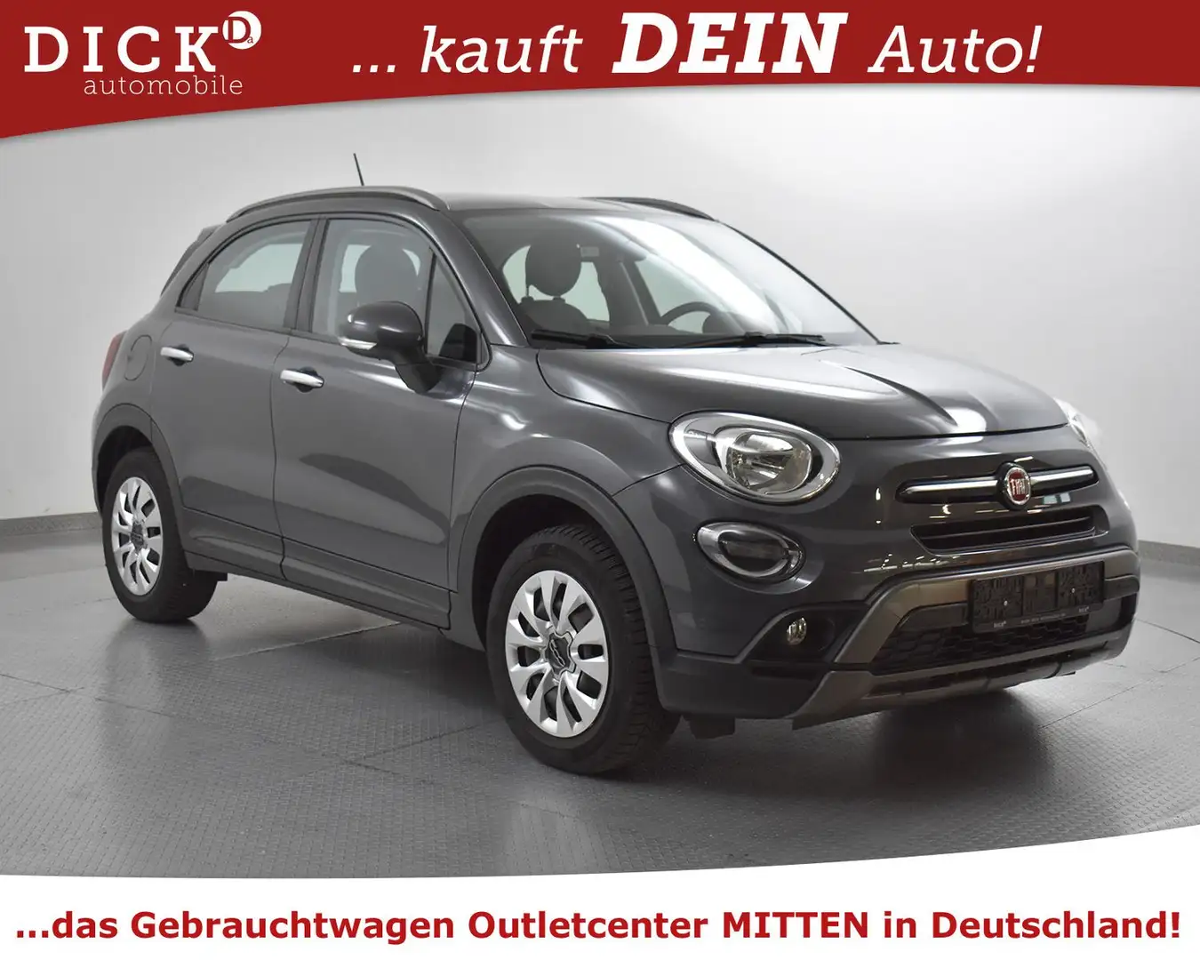 Fiat 500X 1.3 Cross Aut. LEDER+PDC+MFL+TEMP+APPLE+DAB Grau - 1