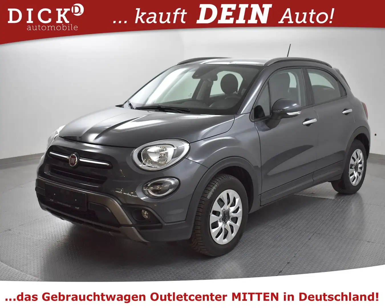 Fiat 500X 1.3 Cross Aut. LEDER+PDC+MFL+TEMP+APPLE+DAB Grau - 2
