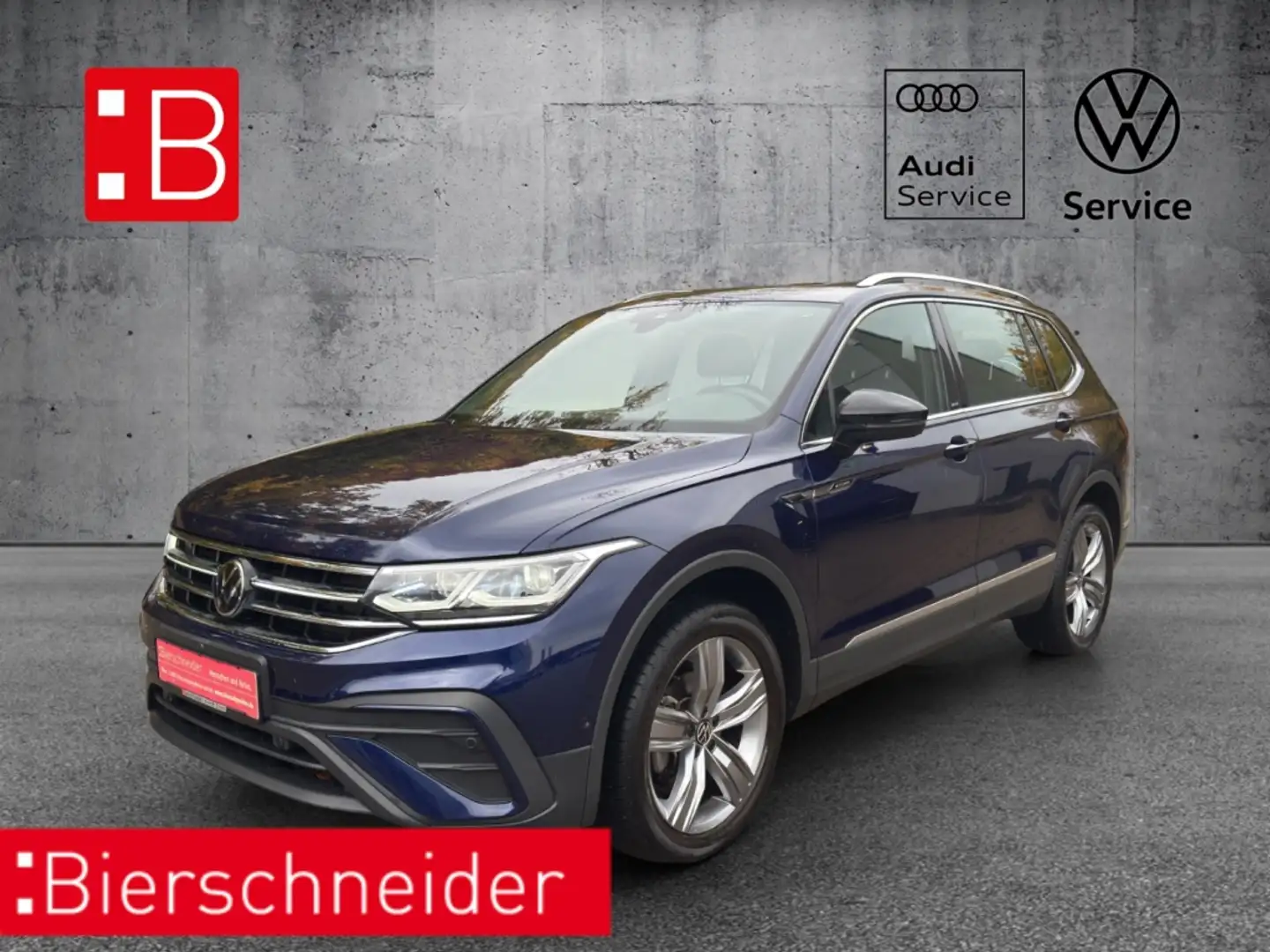 Volkswagen Tiguan Allspace 1.5 TSI Move MATRIX DIGITAL PRO 19 PANO AREA VIEW Blau - 1