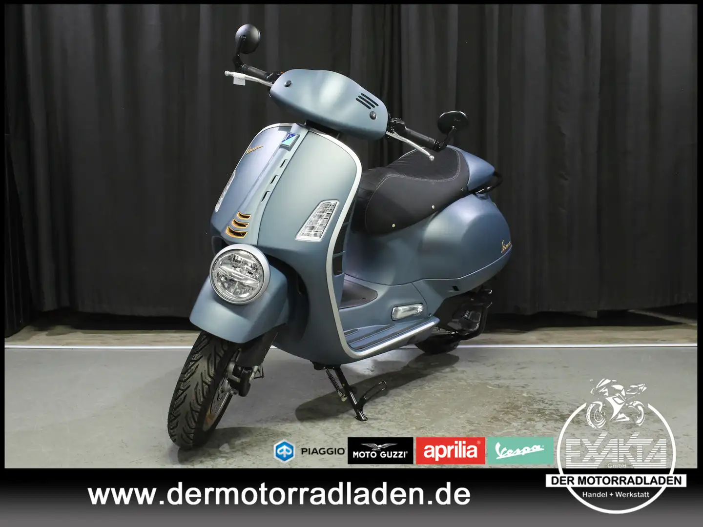 Vespa GT GTV 310 ABS E5+ Officina 8 Bleu - 1
