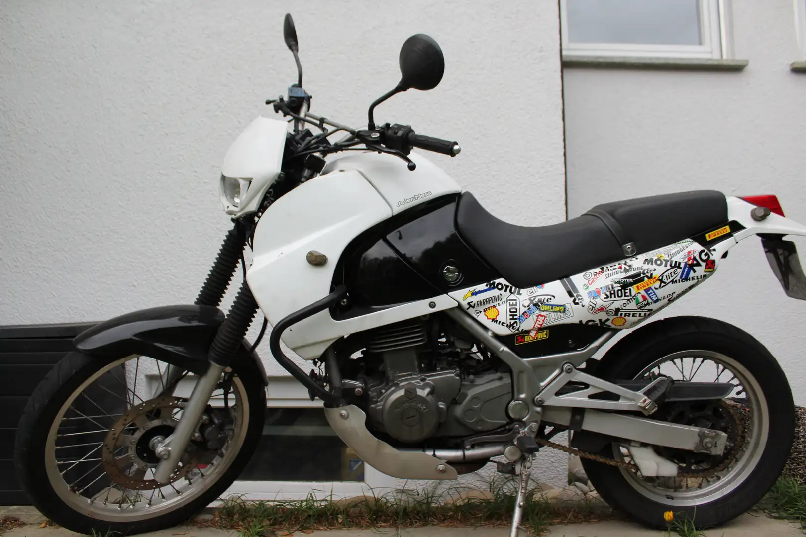 Kawasaki KL 500 tüv neu kle500 Ventilspiel und Kettensatz neu Weiß - 1