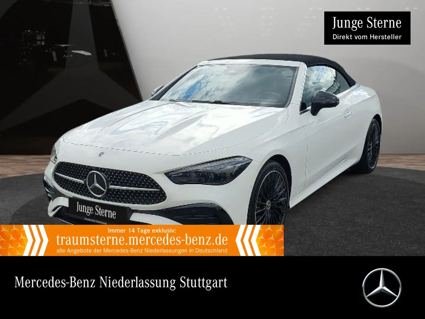 Mercedes-Benz CLE 220 d AMG+NIGHT+360+AHK+TOTW+KEYLESS+9G Weiß - 1