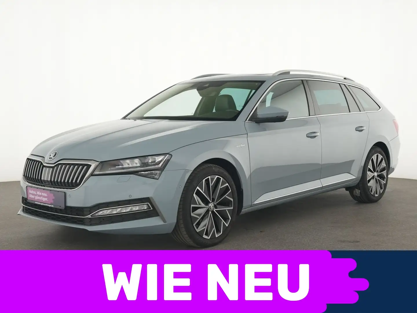 Skoda Superb L&K Leder|Canton|Navi|AHK|Pano|ACC|PDC Bleu - 1