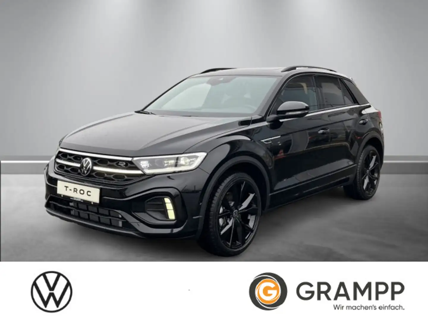 Volkswagen T-Roc R-Line 1.5 l TSI OPF AHK+PANO+KAMERA+LED+A Schwarz - 1