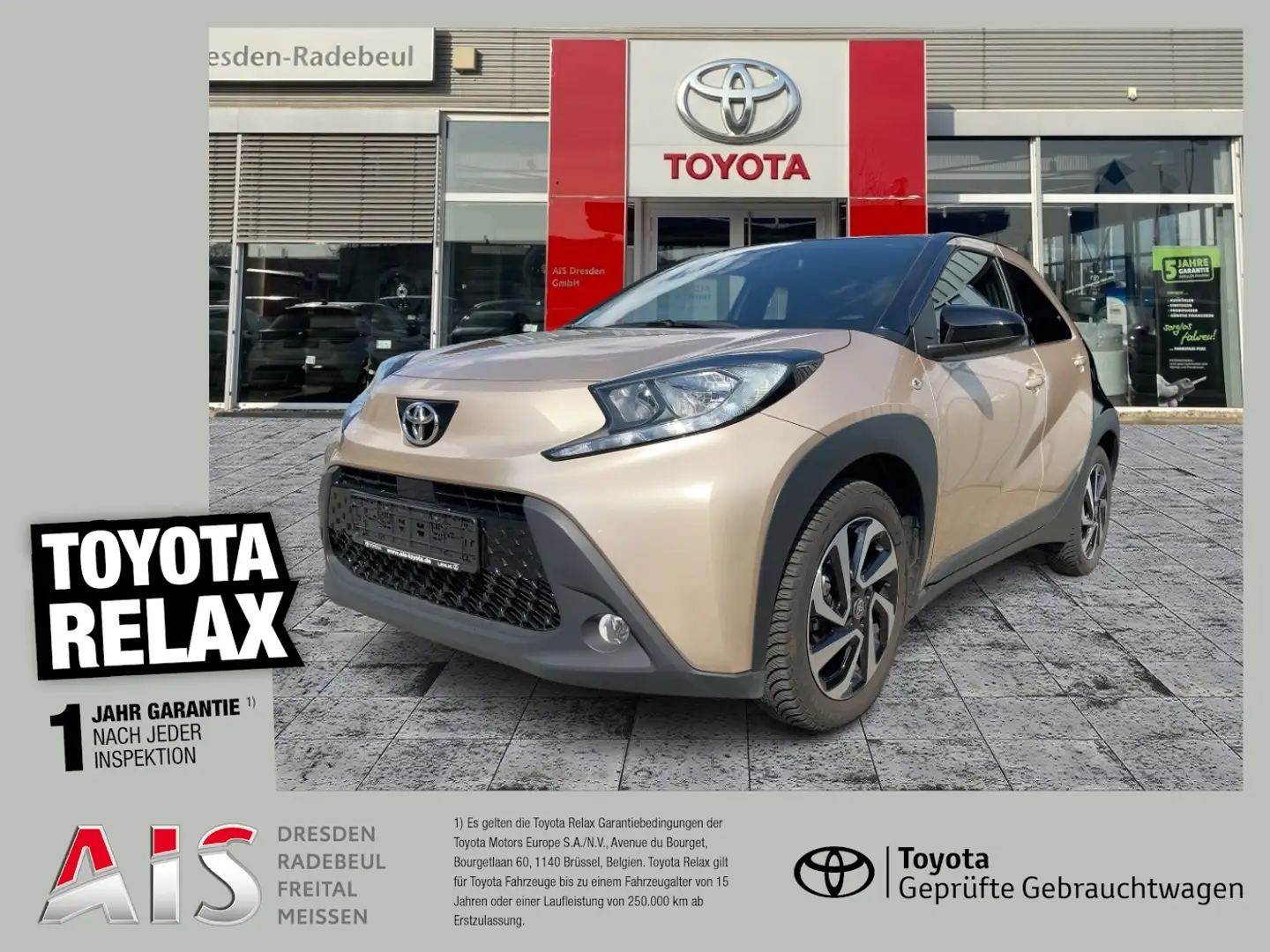 Toyota Aygo X 1.0 Pulse KAM*SHZ*DAB Beige - 1