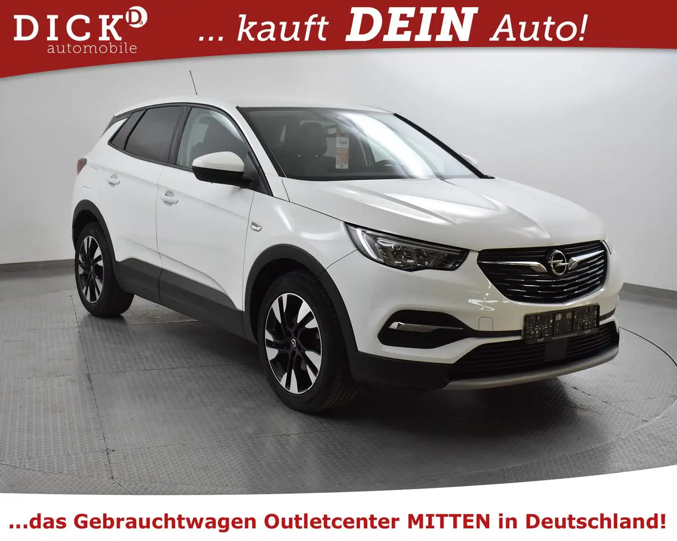 Opel Grandland X 1.5d Elegan NAVI+KAM+LED+SHZ+KEY+18" Weiß - 1